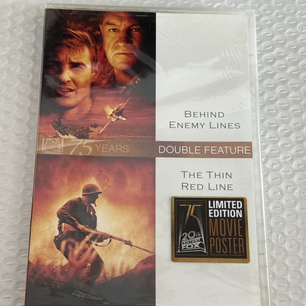 Behind Enemy Lines & The Thin Red Line Double Feature Movie DVD Gene Hackman New